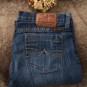 Lucky Brand Olive Zoe bootcut jeans